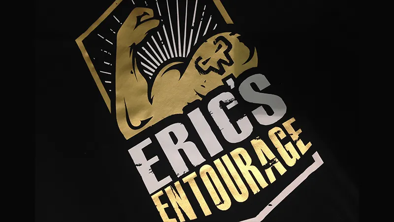 Eric's Entourage branded apparel