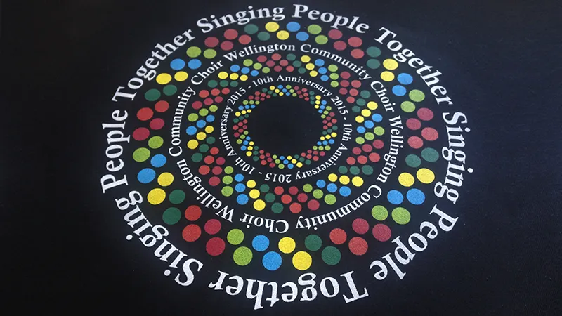 Wellington Community Choir apparel